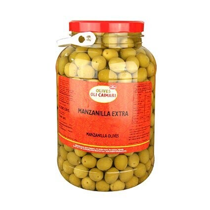 OLIVES OLI CAIMARI. Aceituna Manzanilla Extra 200/220. 4200 g