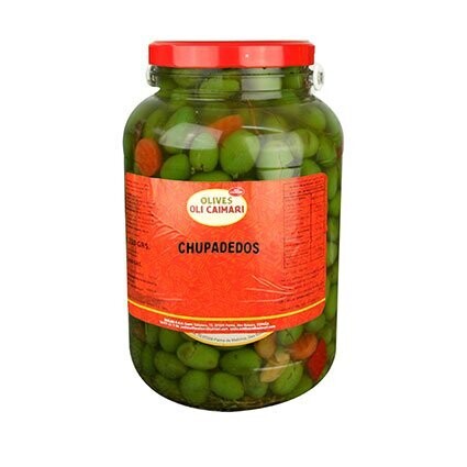 OLIVES OLI CAIMARI. Aceitunas chupadedos. 4200 g