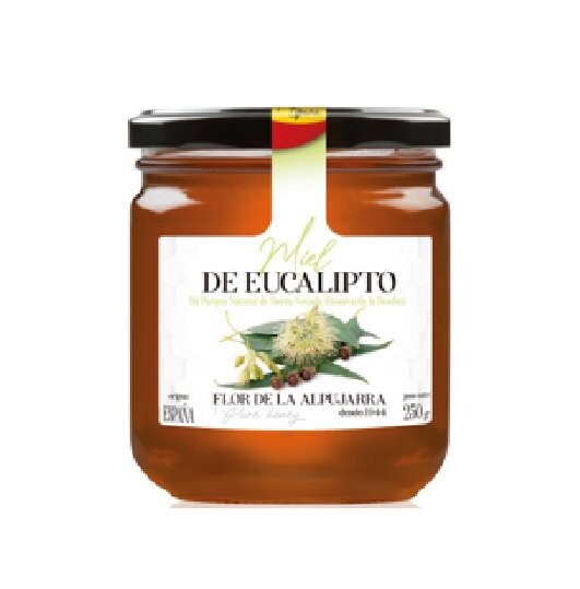 FLOR DE LA ALPUJARRA. Miel de eucalipto. Tarro cristal 250 g