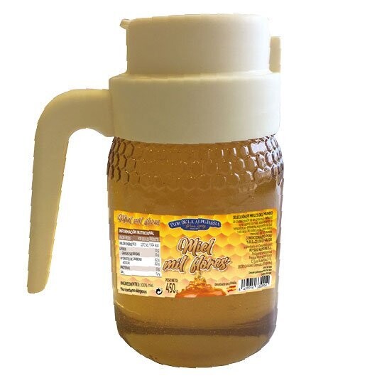 FLOR DE LA ALPUJARRA. Miel de flores. Jarra 500 g
