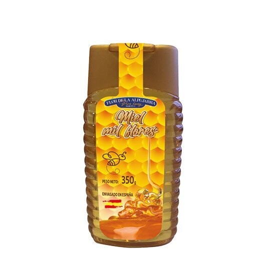 FLOR DE LA ALPUJARRA. Miel de flores. Pet 350 g