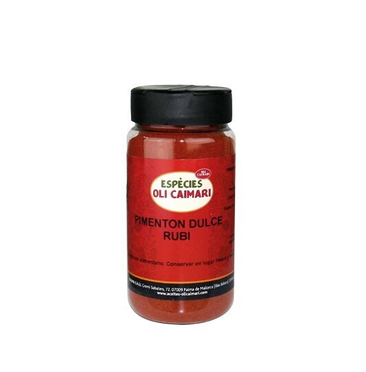 ESPÈCIES OLI CAIMARI. Pimentón dulce rubí. 150 g