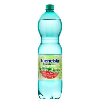 FUENCISLA. Agua mineral GAS. Pack 6 botellas. 1,5L