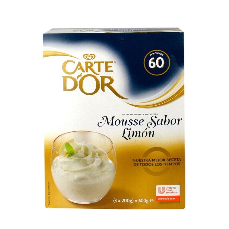 CARTE DOR. Preparado para Mousse de Limon. 600 g