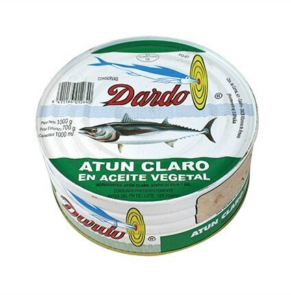 DARDO. Atún Claro RO-1000. Lata 700 g