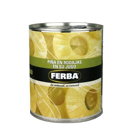 FERBA. Piña en su Jugo. 1 kg
