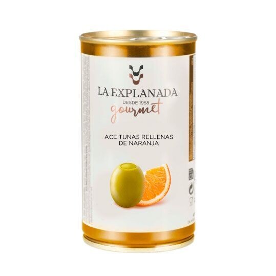 LA EXPLANADA. Aceituna Rellena Naranja. Lata 150 g