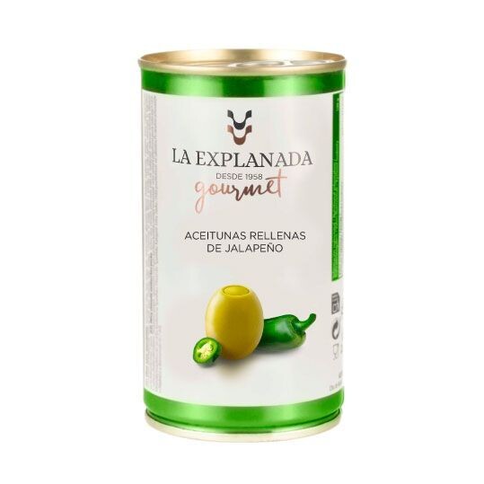 LA EXPLANADA. Aceituna Rellena Jalapeño. Lata 150 g