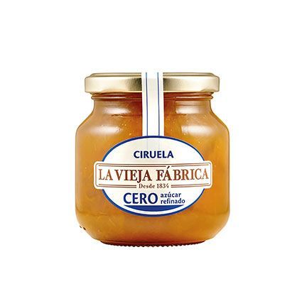 LA VIEJA FÁBRICA. Mermelada CERO AZUCAR Ciruela