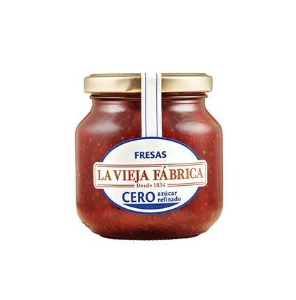 LA VIEJA FÁBRICA. Mermelada CERO AZUCAR Fresa