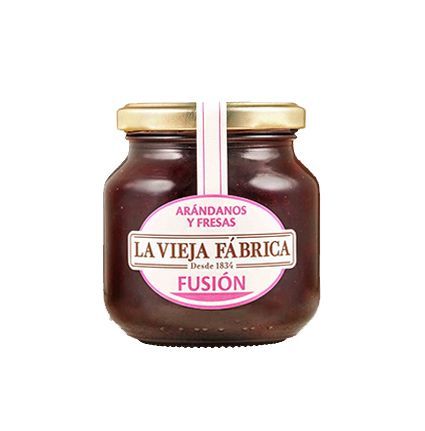 LA VIEJA FÁBRICA. Mermelada Arandanos-Fresa. 280 g