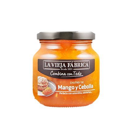 LA VIEJA FÁBRICA. Chutney Mango-Cebolla. 280 g