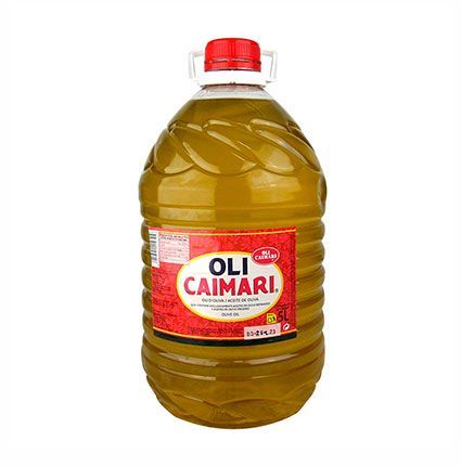 OLI CAIMARI. Aceite de oliva. Garrafa 5 L. Etiqueta roja