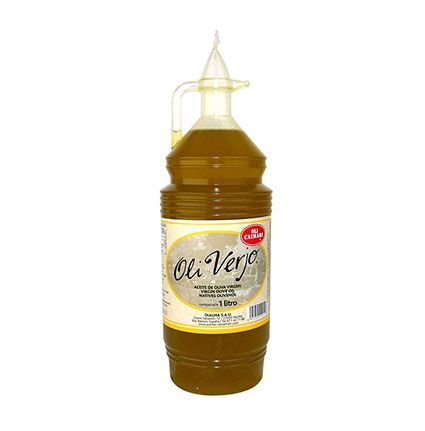 OLI VERJO. Aceite de oliva virgen. Etiqueta oro. 1 L. Cosecha nueva.