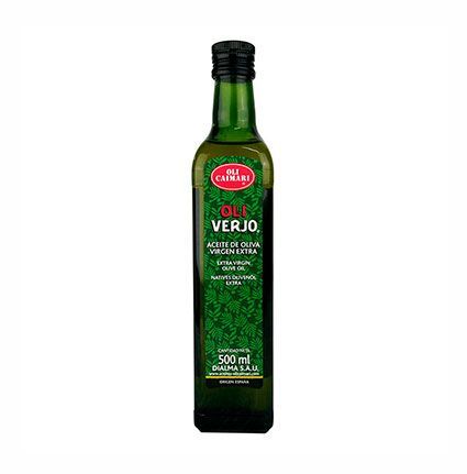 OLI VERJO. Aceite de oliva virgen extra etiqueta verde. 500 ml