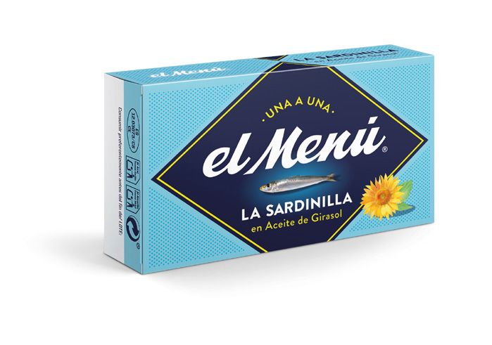 EL MENÚ. Sardinilla en Aceite de Girasol. 90 g