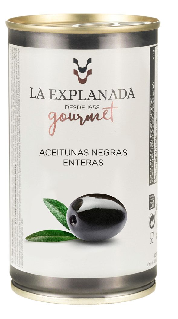LA EXPLANADA. Aceituna Negra Entera  L-150g PNE