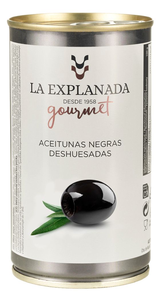 LA EXPLANADA. Aceituna Negra Deshuesada  L-150g PNE