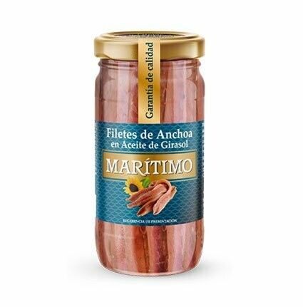 MARÍTIMO. Anchoas. 100 g MARÍTIMO. Anchoas. 100 g