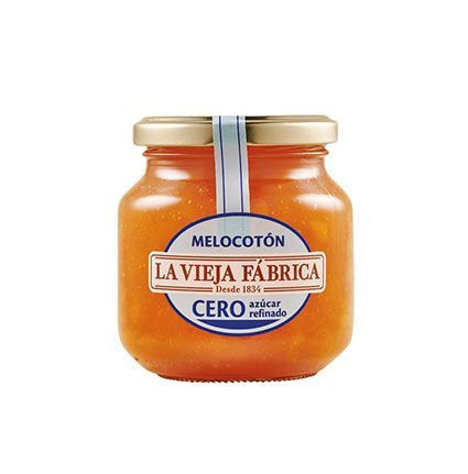 LA VIEJA FÁBRICA. Mermelada 100% NATURAL  Melocotón