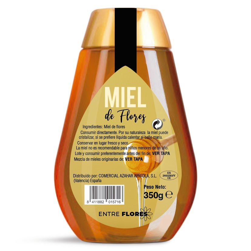ENTRE FLORES. Miel Flores 350 g ENTRE FLORES. Miel Flores 350 g