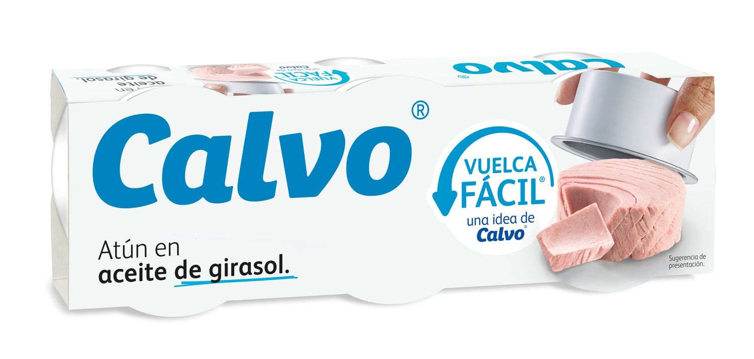 Atun Acte Girasol CALVO L-Pack 3-52g PNE Atun Acte Girasol CALVO L-Pack 3-52g PNE