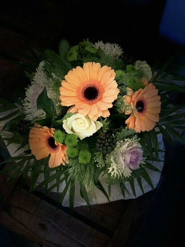 Bouquet rond poche d'eau