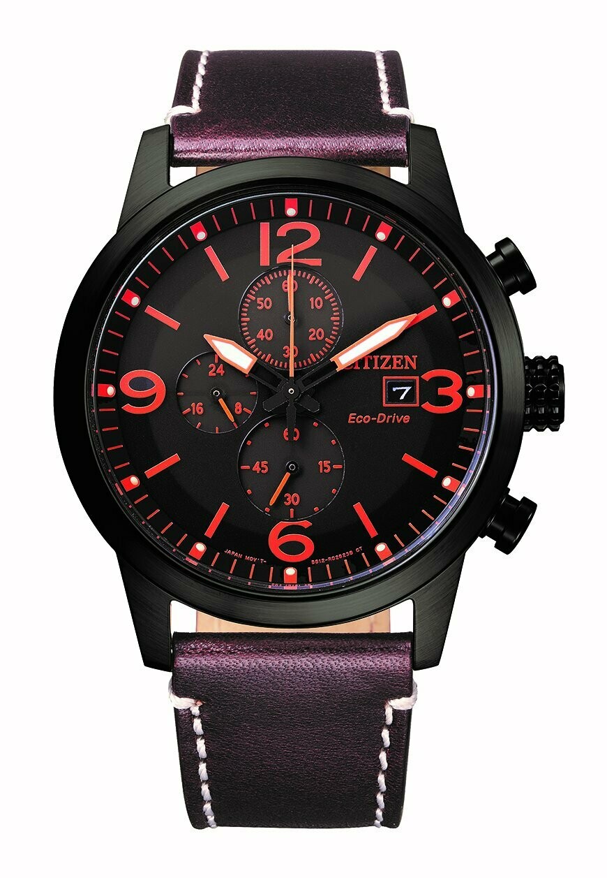 Citizen Eco Drive Herrenuhr CA0745 11E Chrono Stoppuhr