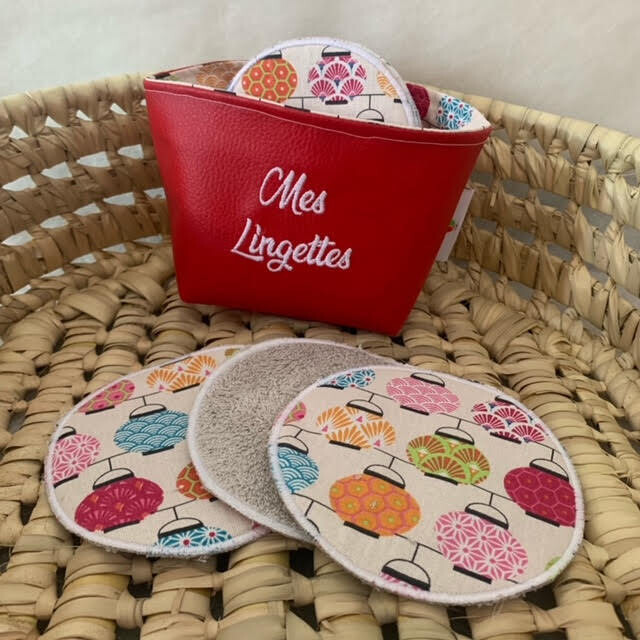 Panière et lingettes Lanternes
