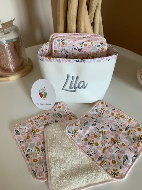 Panière et lingettes Flory