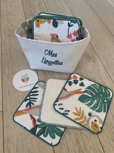 Panière et lingettes Papaya