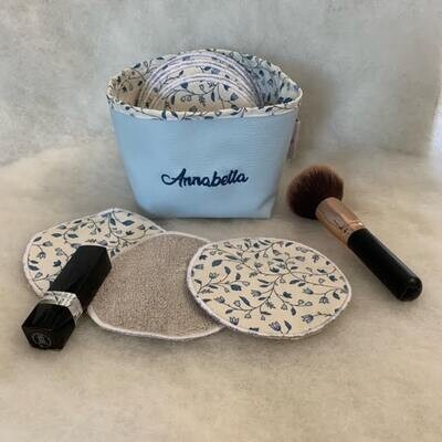 Panière et lingettes Bluflowers