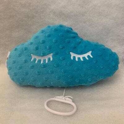 Coussin musical bleu