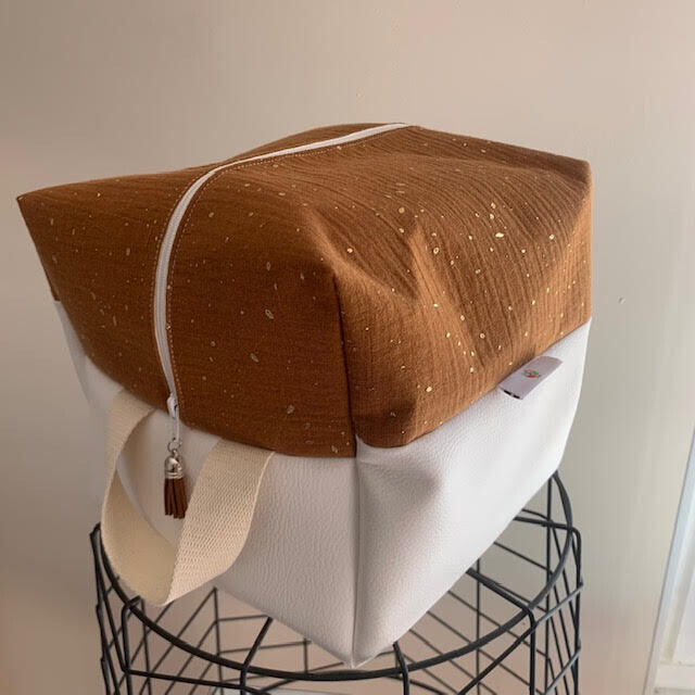 Trousse Cube terracota