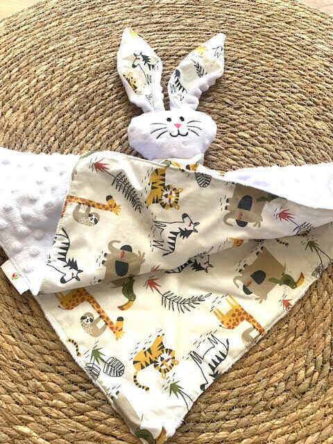 Doudou lapin savane
