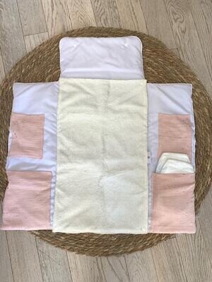 Matelas à Langer avec rangements  terracota