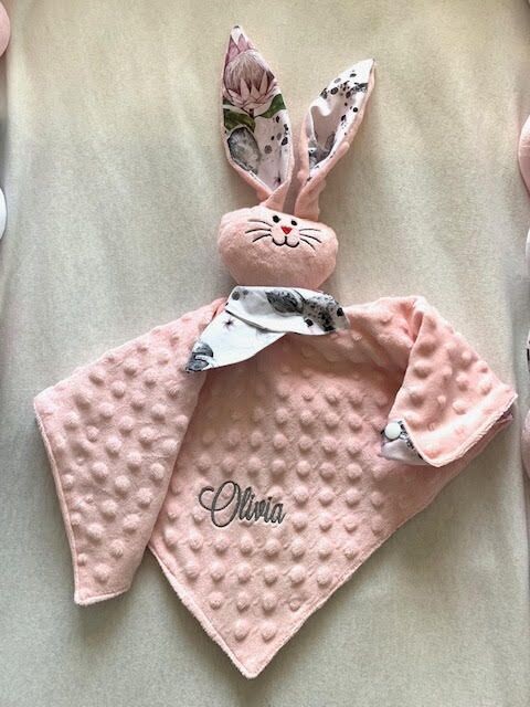 Doudou lapin Safari Girly