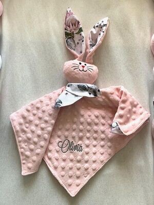 Doudou lapin Safari Girly