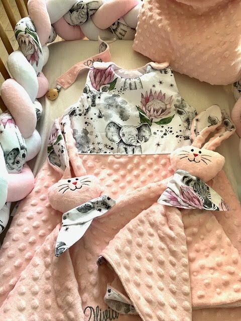 Coffret safari girly minky rose poudrée