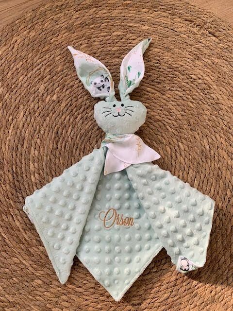 Doudou lapin collection Panda Po