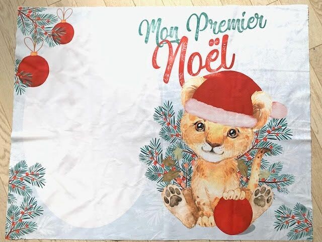 Tapis photo mon premier Noël