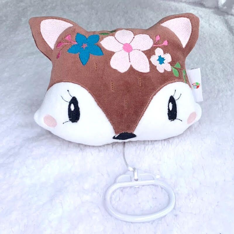 Coussin renard musical