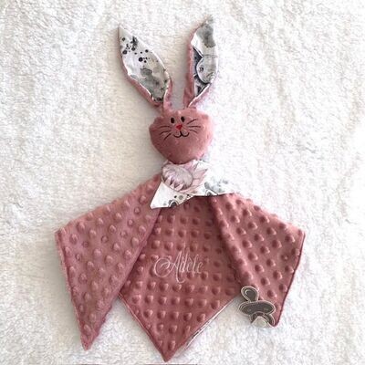 Doudou lapin Safari Girly