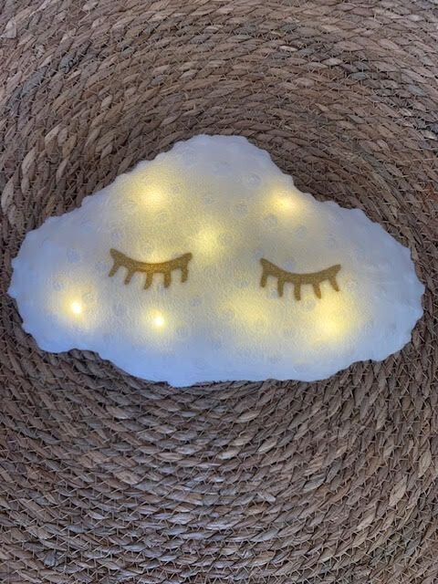 Coussin lumineux poudré