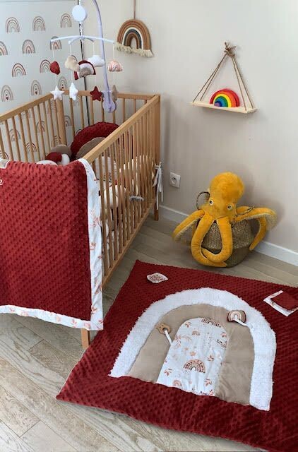 Tapis d'éveil  arc en ciel bohoo