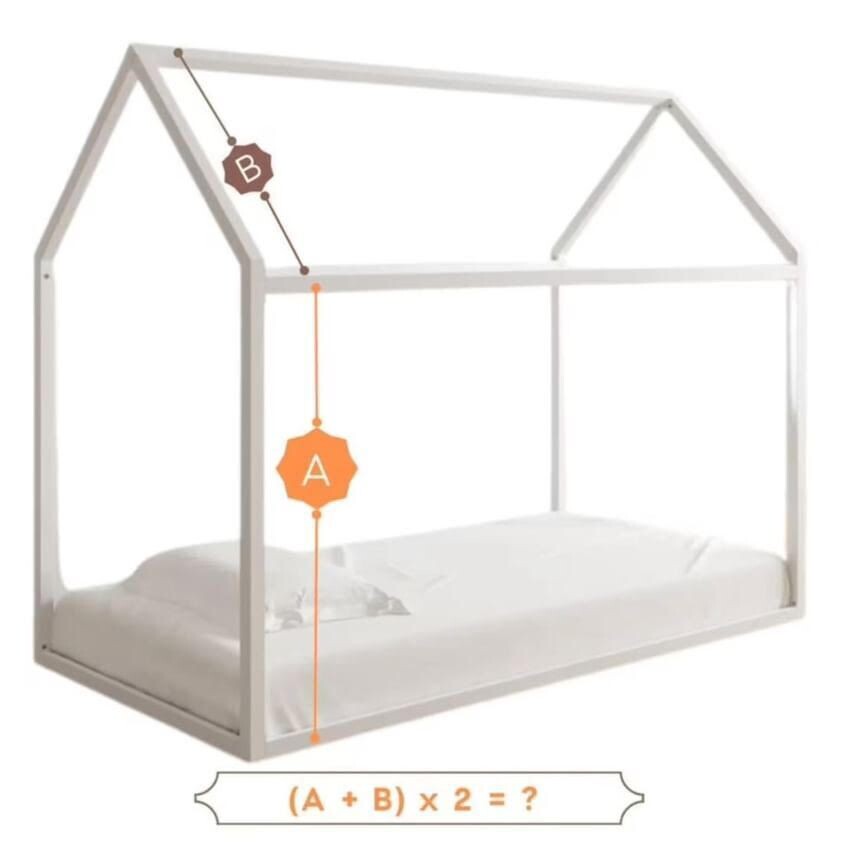 Ciel de lit cabane modèle 2