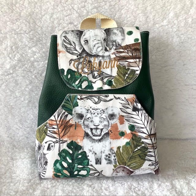 Sac à dos safari monstera
