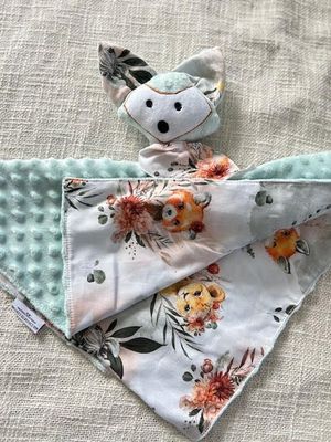 Doudou lapin Panda Roux