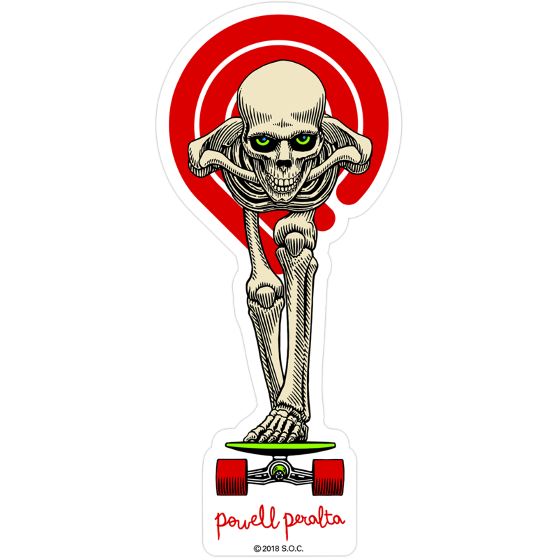 Powell Peralta Tucking Skeleton Sticker