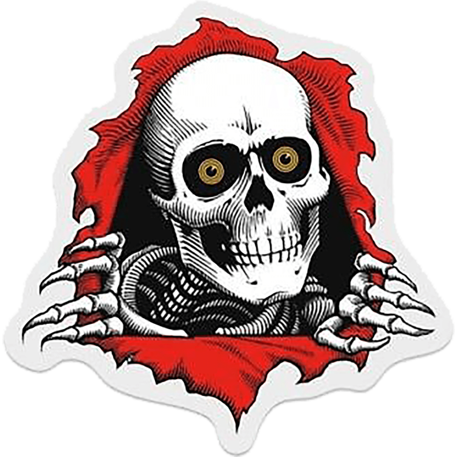 Powell Peralta Bones Ripper Sticker